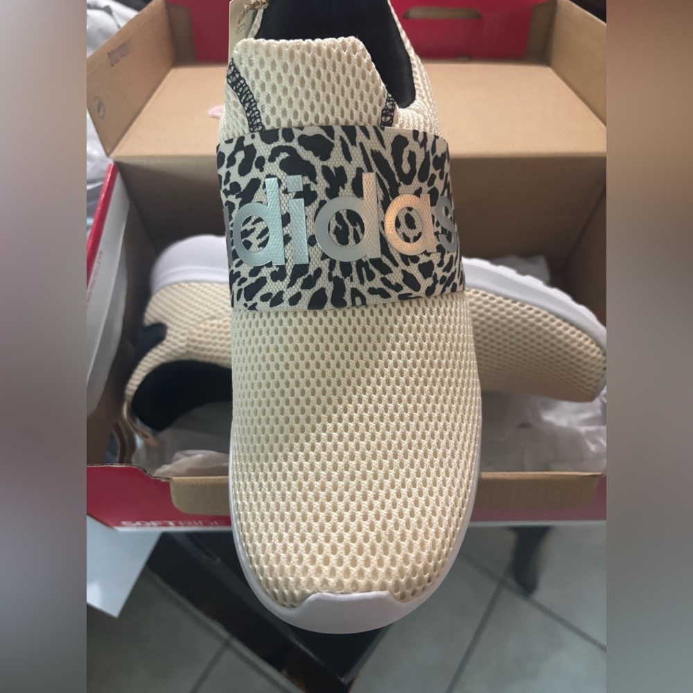 adidas Cream and Black Sneakers Modern Design